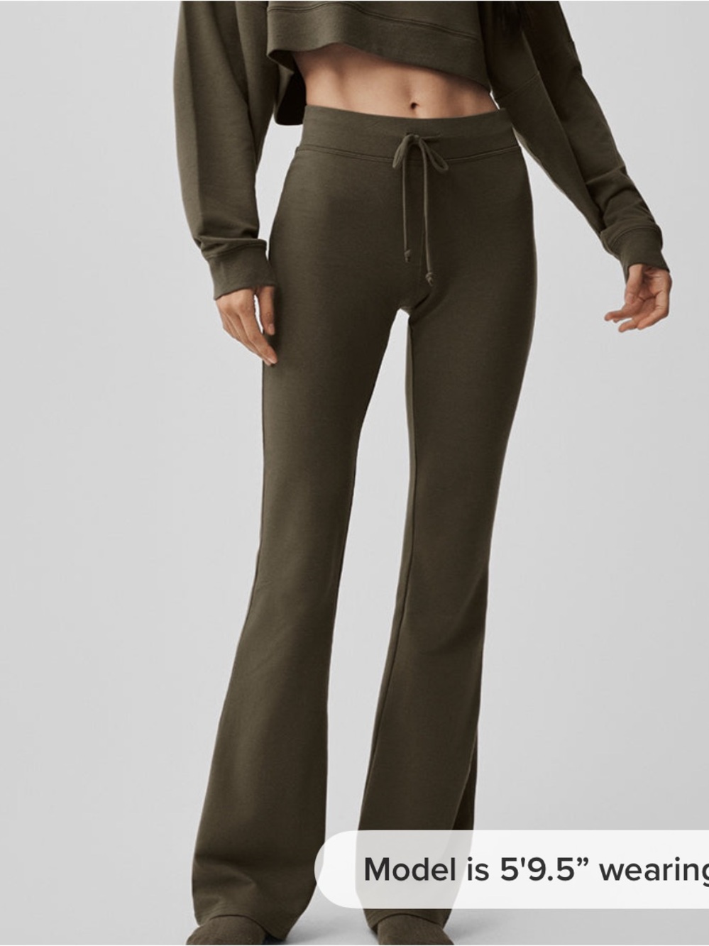 NWT - Women's Sway Bootcut Sweatpant - Olive Tree - XXS